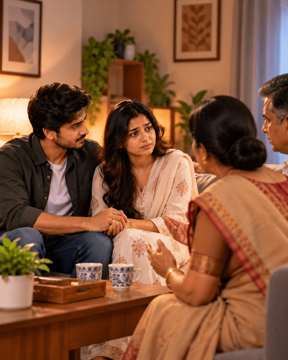 A Warm Family Conversation